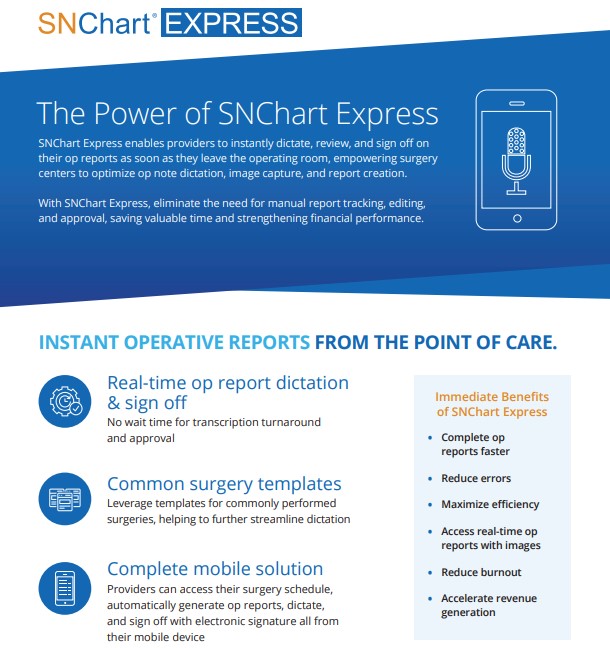 SNChart Express Data Sheet